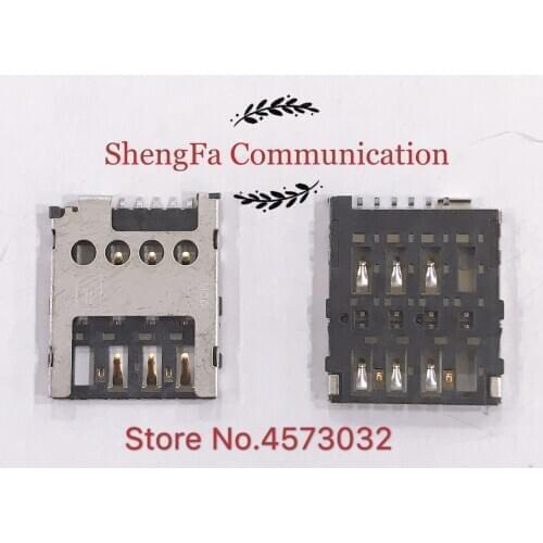 10pcs/Original for Nokia X XL lumia 630 636 638 rm1010 1027 635 980 635 530 SIM Card Holder Adapters Socket Slot Connector