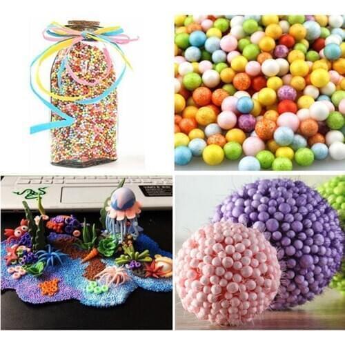 12 Colors Foam Balls Christmas Decoration Decorative Craft Bubble Ball Gift DIY Home Christmas Party Supplies