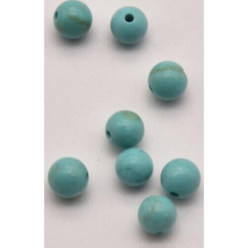 184 Pcs/Lot 4mm Natural Blue Turquoise Round Beads Jewelry Components Making For Diy Jewelry Bracelet Earring Handmade JA0352