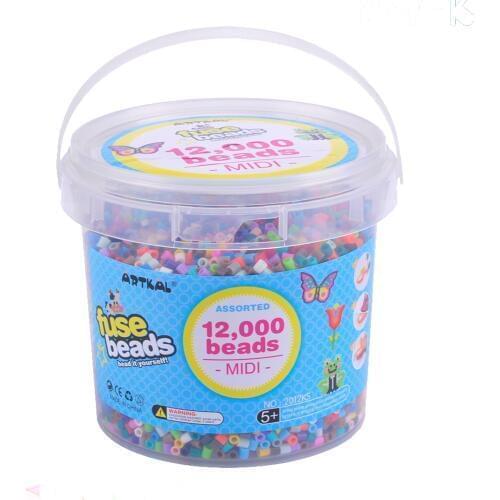 12,000 pcs Artkal Beads bucket Set Perler Fuse Beads for Kids