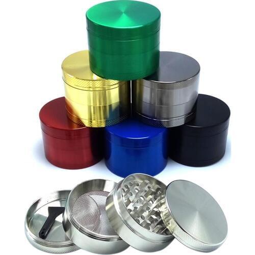 40mm 4 Layers Metal Grinder Tabacco Herb Spice Crusher Cigarettes Grinding Tools