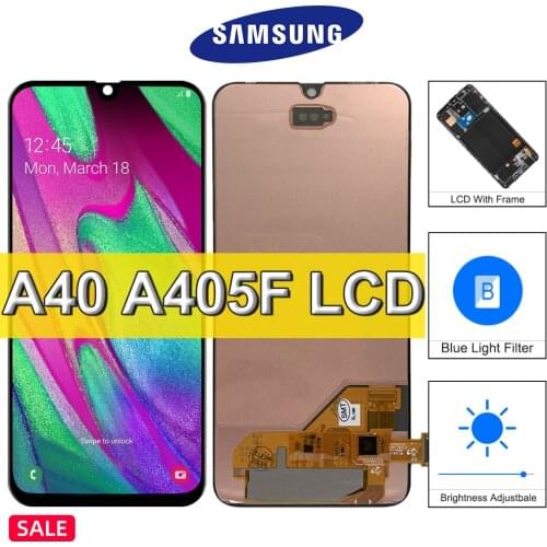 Original A40 5.6" LCD For Samsung Galaxy A40 SM-A405FN/DS A405F/DS LCD Display Touch Screen Digitizer assembly For Galaxy A40