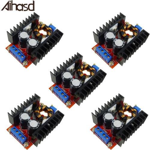 5PCS/LOT High Quality 150W Adjustable DC 10V-32V to 12V-35V Step up Boost Converter Power Supply Module