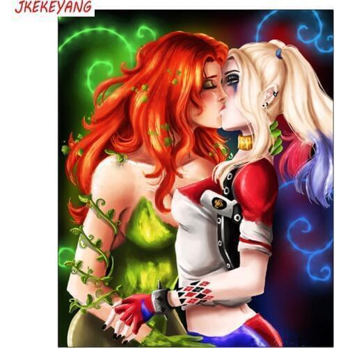 5D DIY square/round Diamond Painting Harry Quinn Cross Stitch Diamond Embroidery Pattern Rhinestone J1970