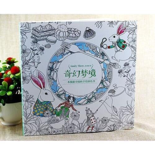 96 Pages Fantasy Dream Art Adults Coloring Books For kids Graffiti Painting Magic Secret Garden Serie colouring Books