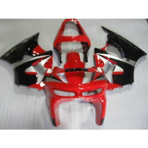 ABS Fairing kit for Kawasaki ZX 6R 1998 1999 silver black red fairings set NINJA zx6r 98 99 aftermarket AS15