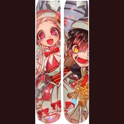 CLOOCL Anime Toilet Bound Hanako Kun Sock Print Cartoon Cute Long Sock Hip Hop Personality Polyester Cotton Sock Drop Shipping