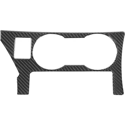 Water Cup Holder Panel Sticker Trim Carbon Fiber Decors Cup Holder Cover Fit for Toyota Corolla 2014 - 2018