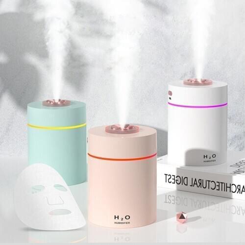 ELOOLE 280ml Humidifier Portable USB Air Humidification Purifier Mist Spray Nano Fine Spray Prevent Dry Burning No Noise For Car