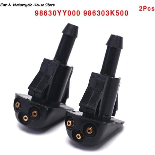 2 Pcs Auto Car Plastic Windshield Washer Wiper Water Spray Nozzle Vehicle Car Accessories