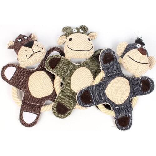 Gomaomi 27*20cm Dog Toys Pet Interactive Bite Toys with Rope