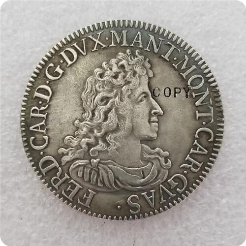 Italian states 1706 1 Scudo - Ferdinand Charles copy coins-replica coins medal coins collectibles