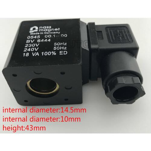 Nass solenoid valve coil 0545 00.1-00 BV5802 24VDC 20W SL