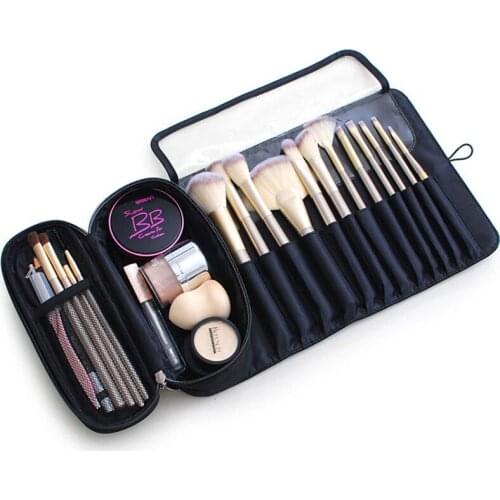 Makeup Brush Cover Professional Cosmetics Brushes Eyebrow Powder Foundation Shadows Cosmetic bag Make Up Tools Bag