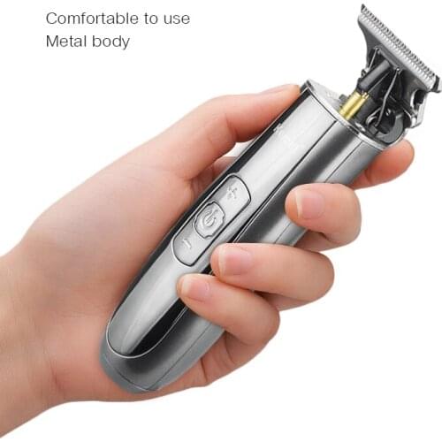 Hair Clipper Professional Hair Trimmer Electric Carbon Steel Ceramic Blade Trimmer Hair Cut Machine LCD Display Trimmer Cutter