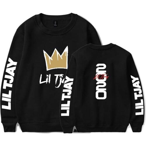 Print 2020 Rapper Lil Tjay Sweatshirts Men Sweatshirt Cool Pullover Lil Tjay Sweatshirts for Men/Women Streetwear