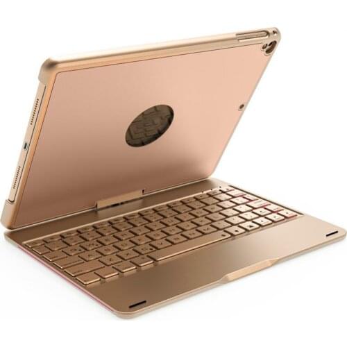 New Rotating Breathing Light Bluetooth Keyboard for New iPad 2018/2017 Pro 9.7 Air2