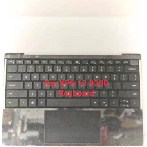 New Original 0Y75C4 For Dell XPS13 9300 Xps-9300 Laptop Replacement US Palmrest Upper Cover Case Keyboard speaker Touchpad