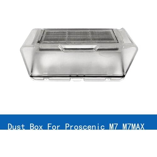 Original Spare Parts Dust Box Dust Bin Suit For Proscenic M7 M7MAX Vacuum Cleaner Robot Accessories