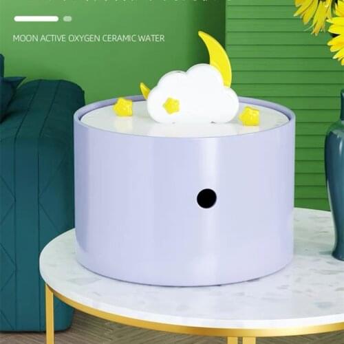 Drinker for Cats Ceramic Pet Cat Water Fountain Indoor Decor Dog Drinking Bowls Automatic Dog Waterer Bowl Cat Accessories USB