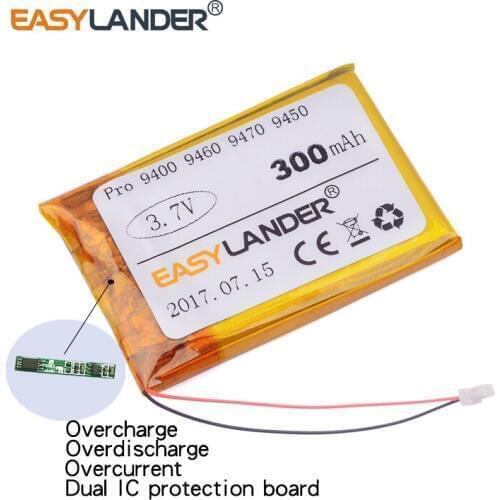 Easylander Replacement 3.7V 300mAh Headset Battery For JA-BRA Pro 9400 Pro 9450 Pro 9460 Pro 9465 Pro 9470 mp3 mp4 DVR