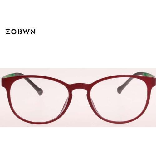 Super Light eyeglasses girls red women business glasses round shape 51-17-140 demi color man optical glasses for prescription