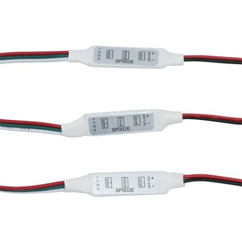 SZYOUMY DC5-24V 3 Key Mini Pixel Controller For WS2811 TM1809 SK6812 WS2812B RGB LED Pixel Strip module controller