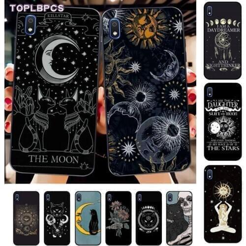 TOPLBPCS Witches moon Tarot Mystery totem Soft Phone Case Capa for Samsung A10 20s 71 51 10 s 20 30 40 50 70 80 91 A30s 11 31