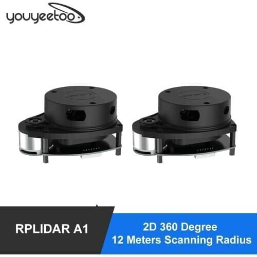 YouyeetooSlamtec RPLIDAR A1 2D 360 Degree 12 Meters Scanning Radius LIDAR Sensor Scanner for and Navigation of Robots