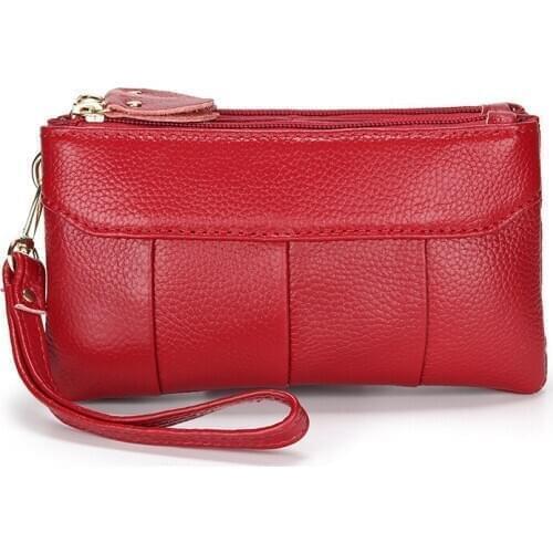 Genuine Leather Women Bags Designer Clutch Bag Small Mobile Phone Bag Womens Handbag Luxury Purses Handbags Ladies Hand Bag