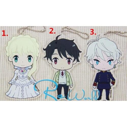1pcs Limited Aldnoah Zero Slaine Troyard SLAINE TROYARD Acrylic Keychain Pendant Keyrings