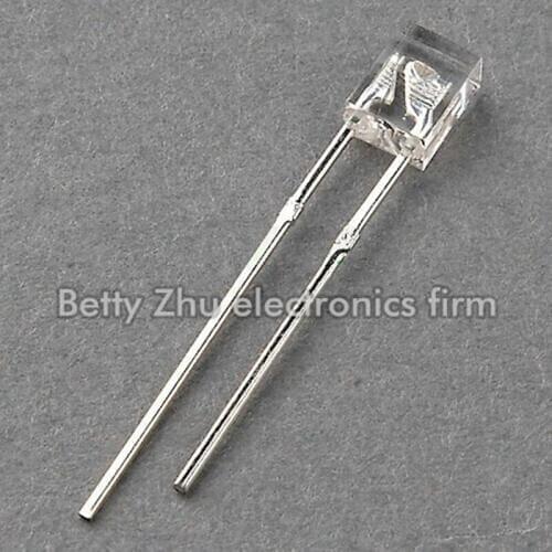 1000PCS/LOT LED light-emitting diode quads 2 * 3 * 4mm transparent shell white light water clear