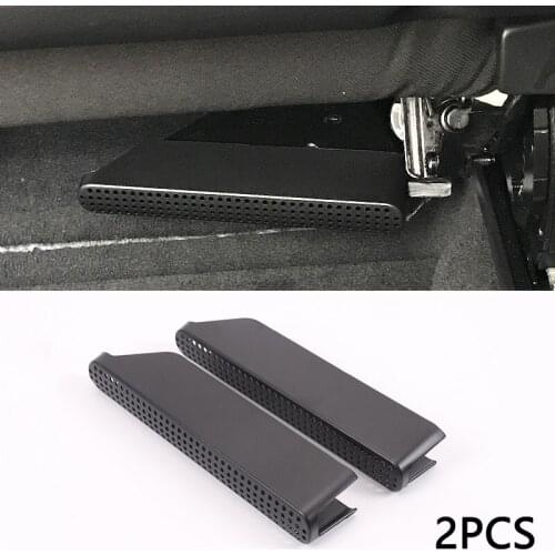 2PCS Car Rear Seat Air Conditioner Outlet Vent Protective Cover Sticker for Volvo XC60 2018 2019 2020 2021 Car Styling Interior