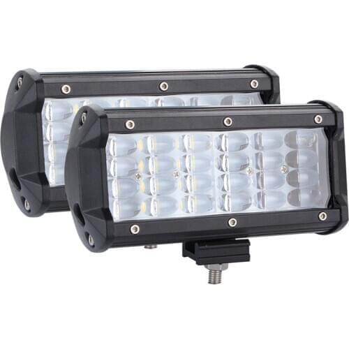 2X Oval 7 Inch 216W 21600LM LED Work Light Bar Waterproof Flood/Spot Combo Beam DRL,Fog Driving Lamp for Truck SUV ATV Off-road