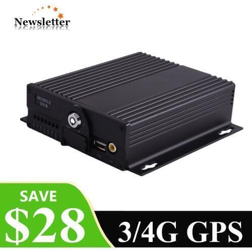 4 channel mobile car Bus truck dvr recorder 3g 4g gps mdvr