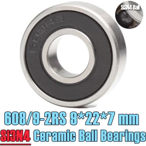 608/9 Hybrid Ceramic Bearing 9x22x7 mm ABEC-1 ( 1 PC) Industry Motor Spindle 608/9HC Hybrids Si3N4 Ball Bearings 3NC 608/9RS