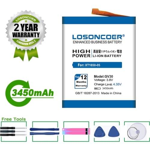 3450mAh GV30 SNN5972A Battery For Motorola Moto Z XT1650-05 XT1650-01 XT1650-03 GV40 For Moto Z Droid Force XT1650-2 SNN5968A