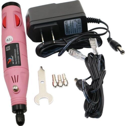 Electric Drill Electric Grinding 12V DC Grinder Tool for Polishing Engraving with 4pcs Accessories for Dremel DN185