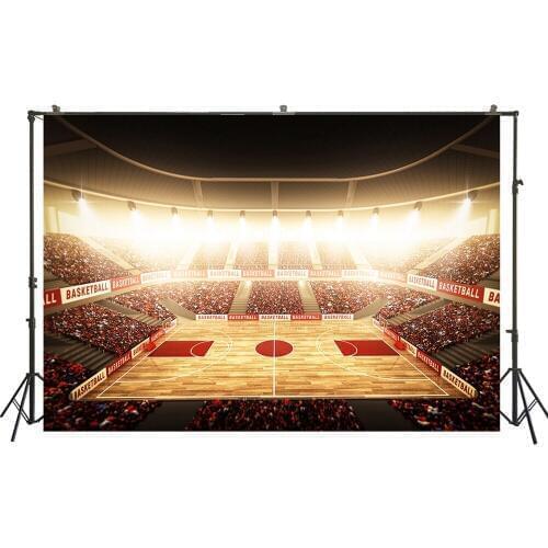 HUAYI Photography Backdrop Basketball Game Boys Photo Booth Background Birthday Stage Child Studio Customize Backdrops W-3448