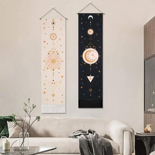 Moon Phase Home Decor Tapestry Hanging Tapestries Wall Art Bohemian Star Sun Tapestries For Bedroom Living Room Decoration 2021