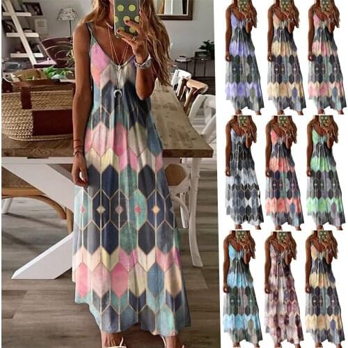 HAOLONGHAN Long Summer Dresses