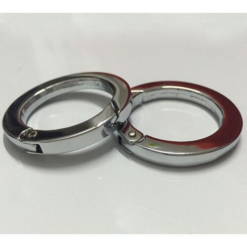 1 1/4" Gate Ring / Spring Ring Clasp Crhome Plated - 20 Pieces