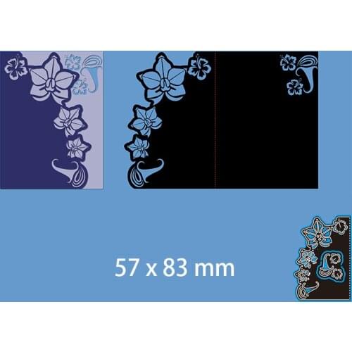 Metal Dies Three Flowers Card New Stencils DIY Scrap booking Paper Cards Craft Making Craft Decoration 57*83mm