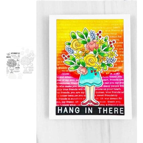 Fresh Flowers Stamps And Dies New Arrival 2021 Scrapbook Diary Decoration Stencil Embossing Template Diy Greeting Card Handmade