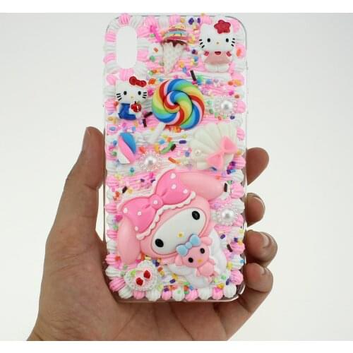 New Kawaii Phone Case For Iphone 7 8 Plus X XS XSMAX XR SE 202011 12 13 Pro Max Mini Kt Apple Cover Lovely Samsung S21 20 Huawei