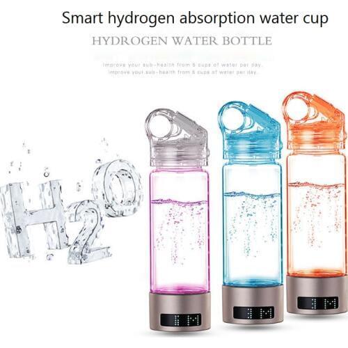 SPE/PEM Portable Hydrogen Generator Water Ionizer Bottle Pure H2 Hydrogen Alkaline Cup No ozone residual chlorine with Tube