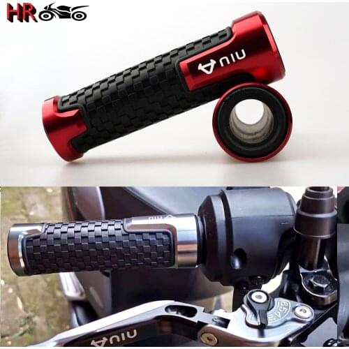 High Quality 7/8'' 22mm Motorcycle Knobs Anti-Skid Scooter Handle Ends Grips Hand Bar Handlebar Grip For Niu Scooter N1s U+ NGT