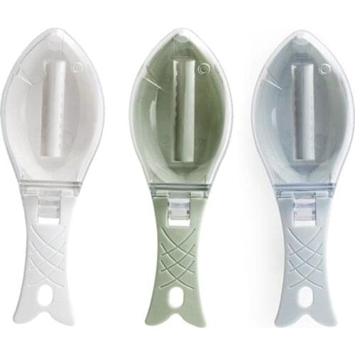 Fish Skin Brush Scraping Fishing Scale Brush Graters Fast Remove Fish knife Cleaning Peeler Scaler Scraper Kitchen tool