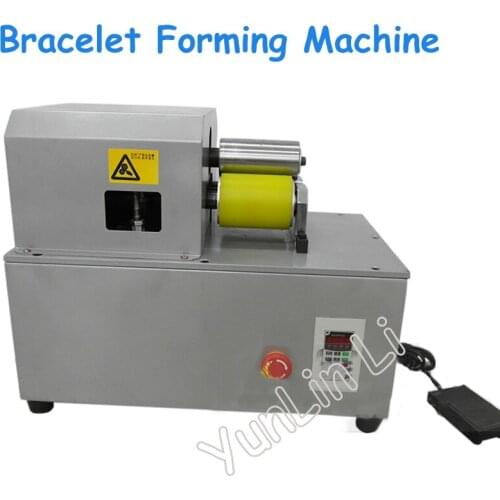 Bracelet Forming Machine Bracelet Rolls Round Machine 220V 400W Jewelry Equipment Round Shaping Bangle Forming Machine