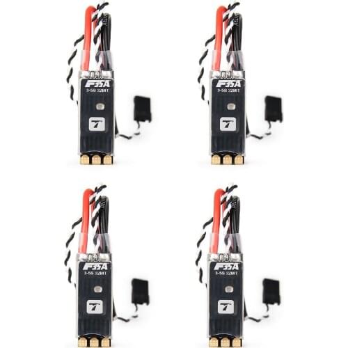 1 /2 / 4PCS T-motor F35A 3-5S 35x11mm 35A BLheli_32 32bits Brushless ESC DShot1200 w/ RGB LED for FPV RC Models Parts